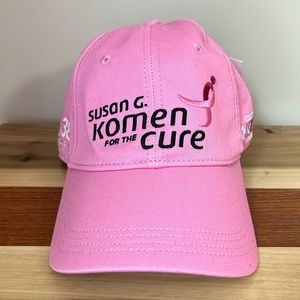 NWT Susan G. Komen Baseball Hat Pink